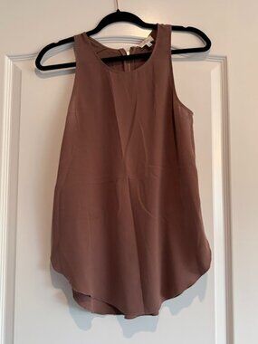 Aritzia Wilfred Brown Sevres Blouse | Size XS